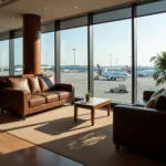 Comfortable Seating in an Airport Lounge