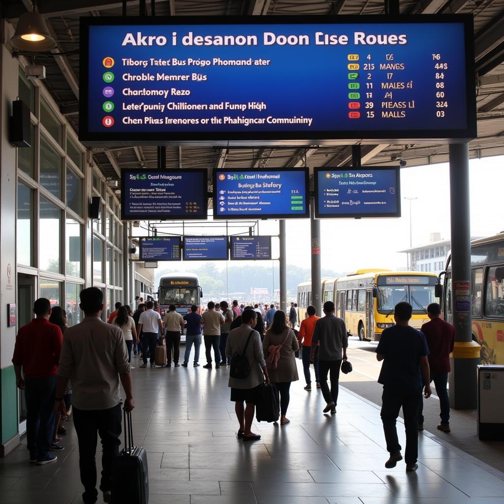 Pune Airport Bus Bay