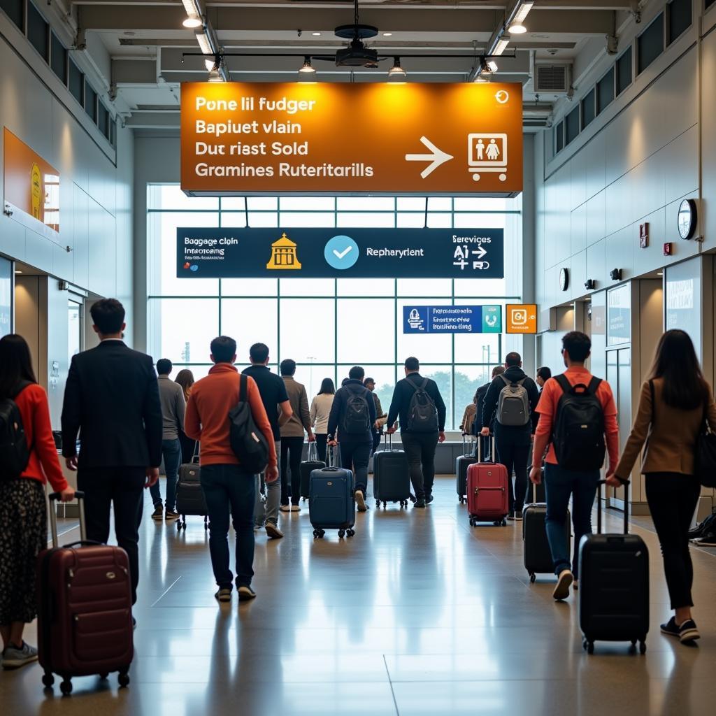 Pune Airport Domestic Arrivals Hall