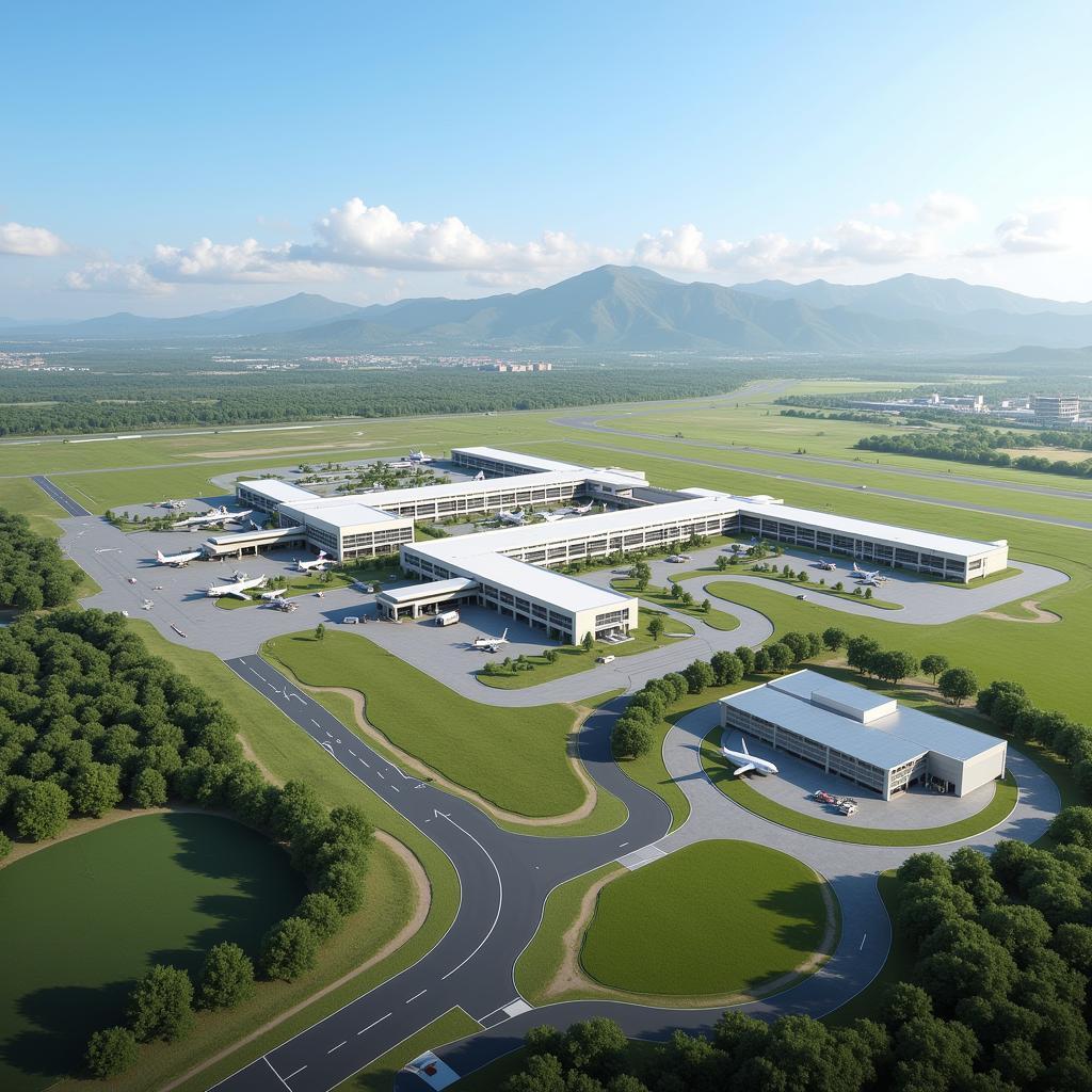 Artist's Rendition of the Completed Purandar International Airport