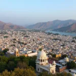 Pushkar Cityscape from Above