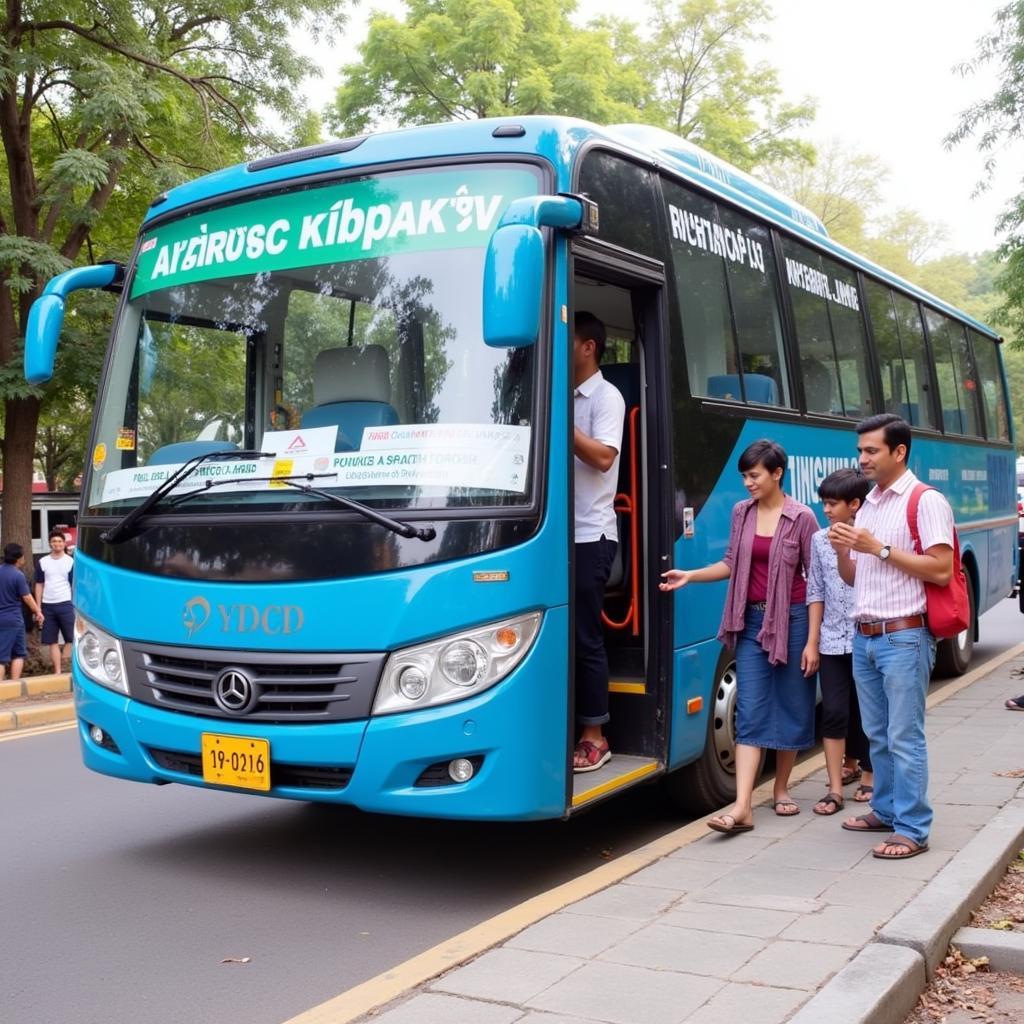 Pushpak Airport Liner bus service in Banjara Hills