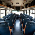 Pushpak Airport Liner Bus Interior