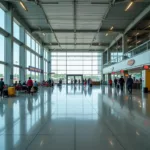 Raipur Airport Arrival Area and Facilities