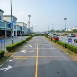 Raipur Airport Parking Area