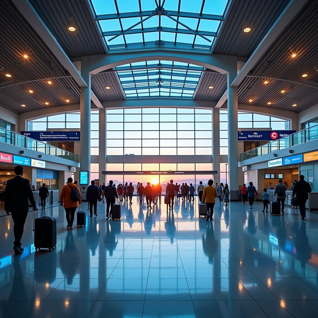 Raja Bhoj Airport Terminal in Bhopal