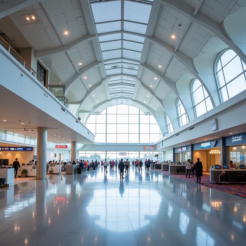 Modern and spacious terminal at Ras Al Khaimah International Airport