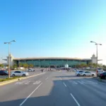 Modern Exterior of Riyadh Airport Terminal