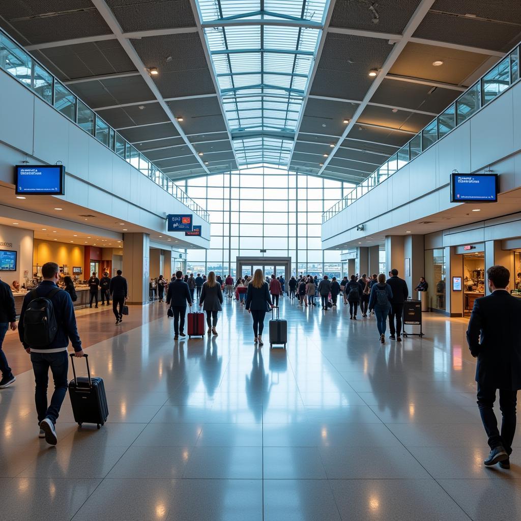 Inside the RSW Airport Terminal