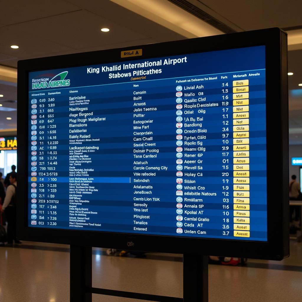 RUH Airport Code - Flight Arrivals Board