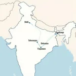 Saharanpur Airport: Map of Nearby Airports