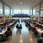 SAL Airport Departures Area