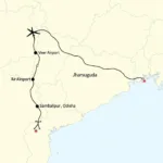 Sambalpur Travel by Road from Jharsuguda Airport