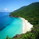 Beautiful beach in San Juan, Costa Rica