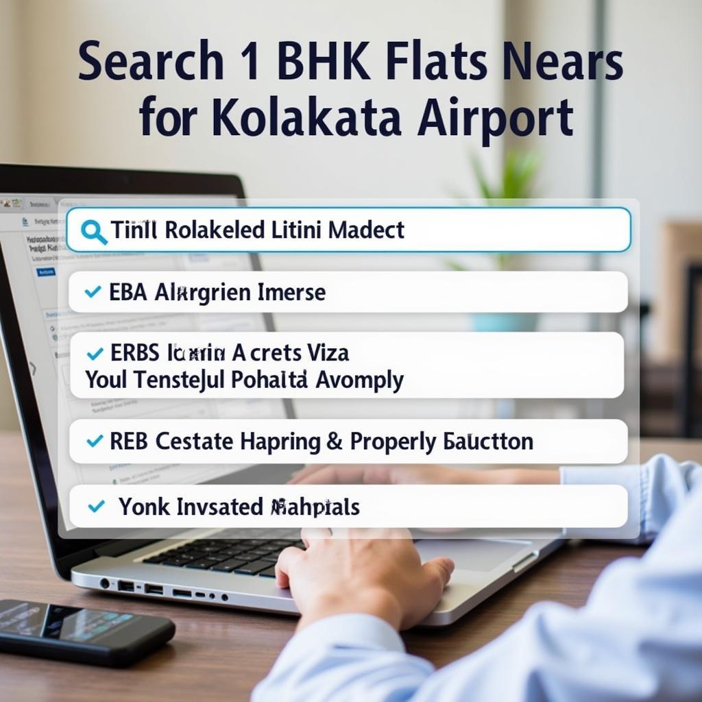 Searching Online for 1 BHK Flats near Kolkata Airport