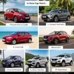 Different car options for self-drive hire in Goa