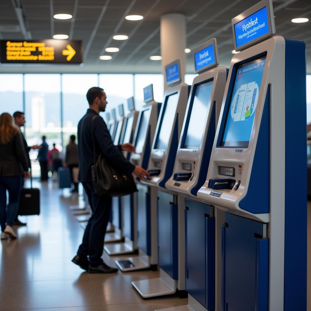 Self-Service Kiosks at Cape Town International Airport