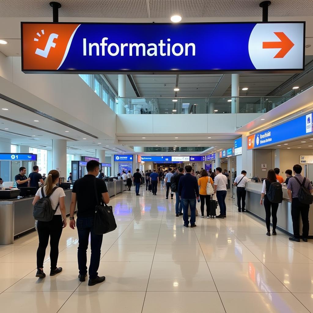 Airport Information Desk at SGN