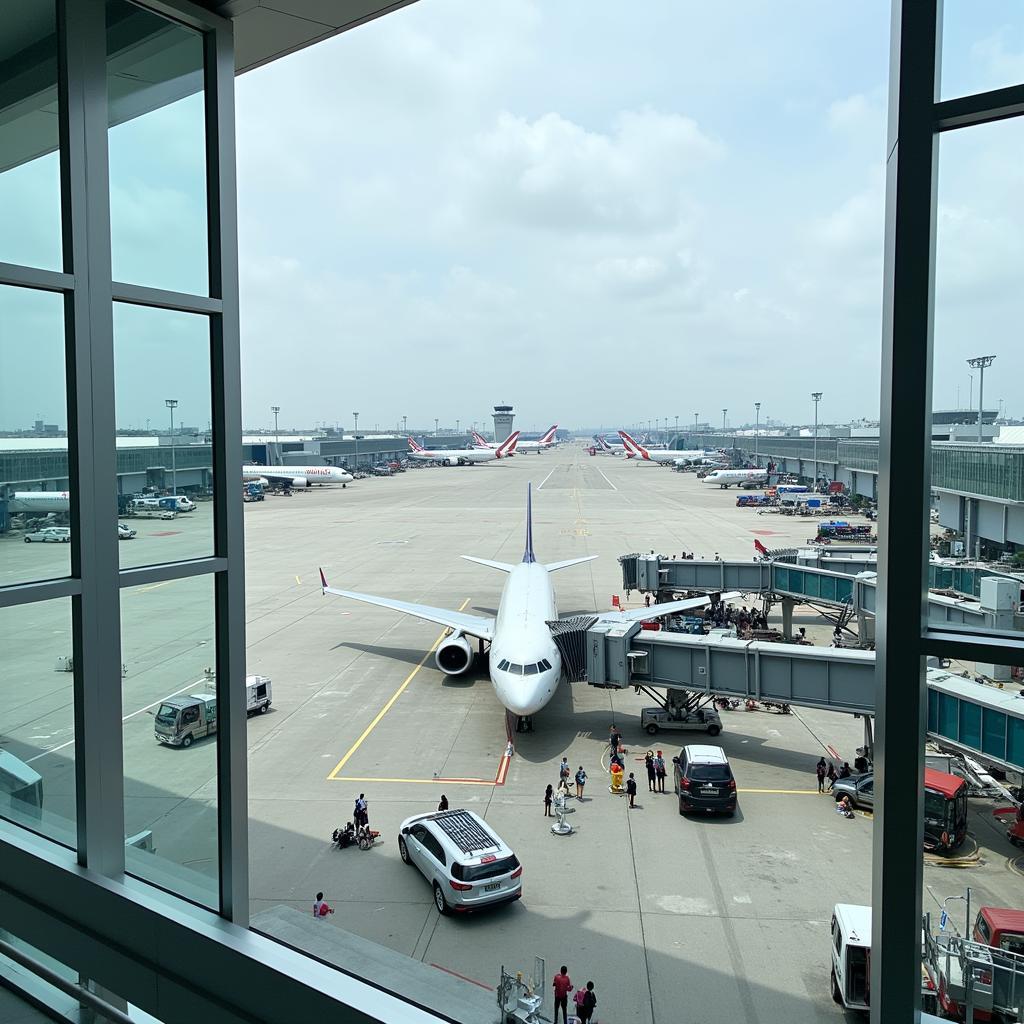 Tan Son Nhat International Airport terminal overview