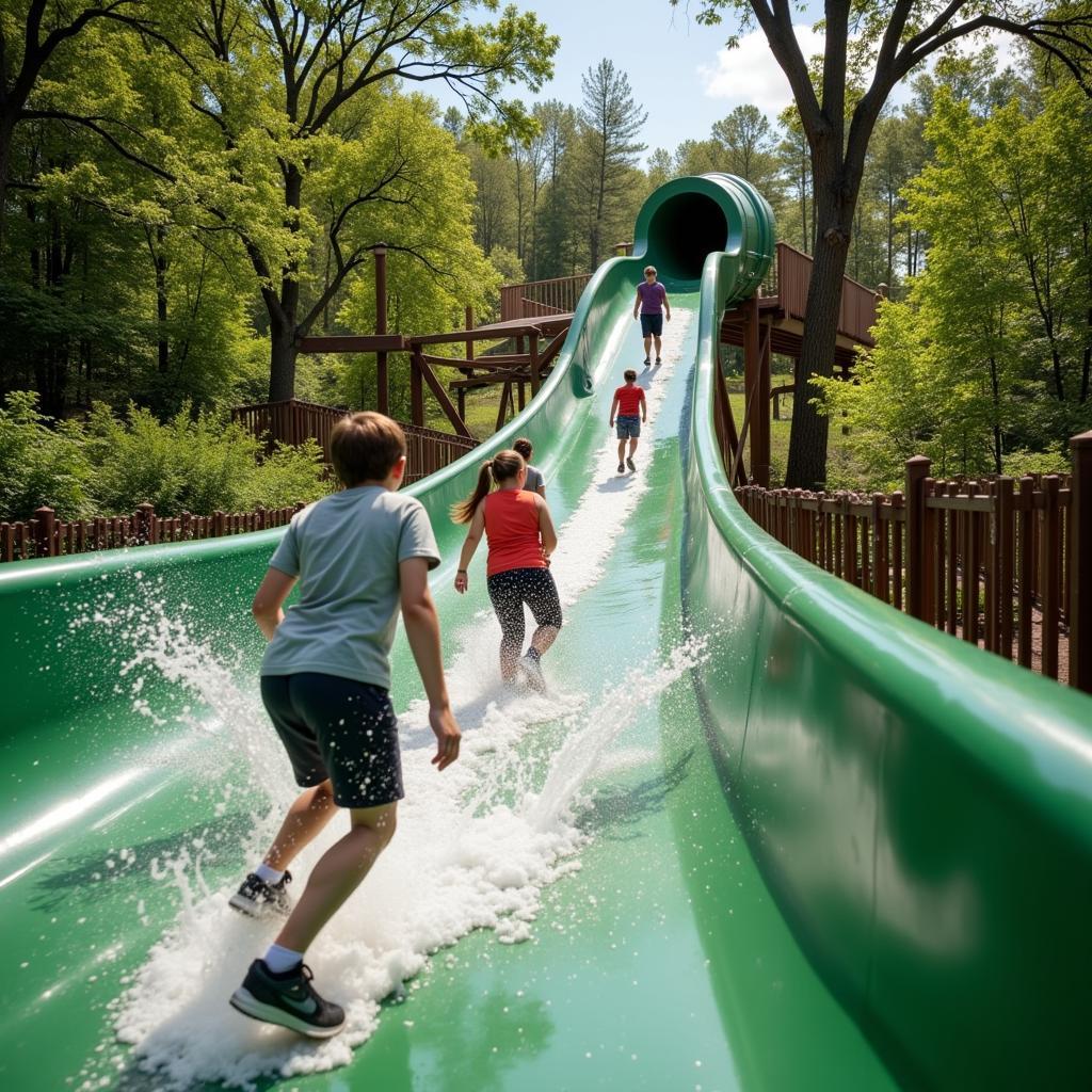 Changi Airport Canopy Park Discovery Slides - Fun for All Ages