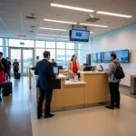 Information Desk at Sacramento International Airport