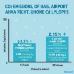 Sola Airport's Reduced Environmental Impact: A Visual Representation of Emissions Saved