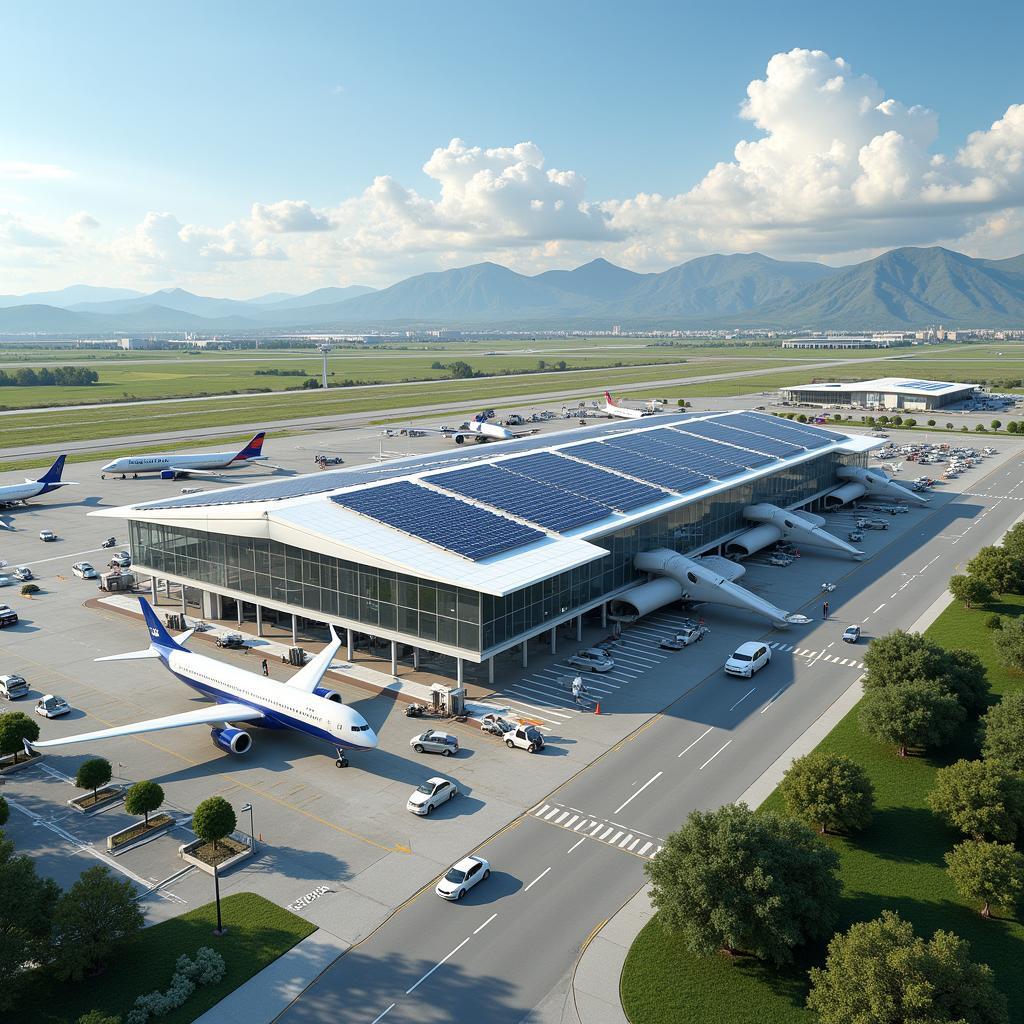 Solar Airport of the Future: Innovation and Sustainability