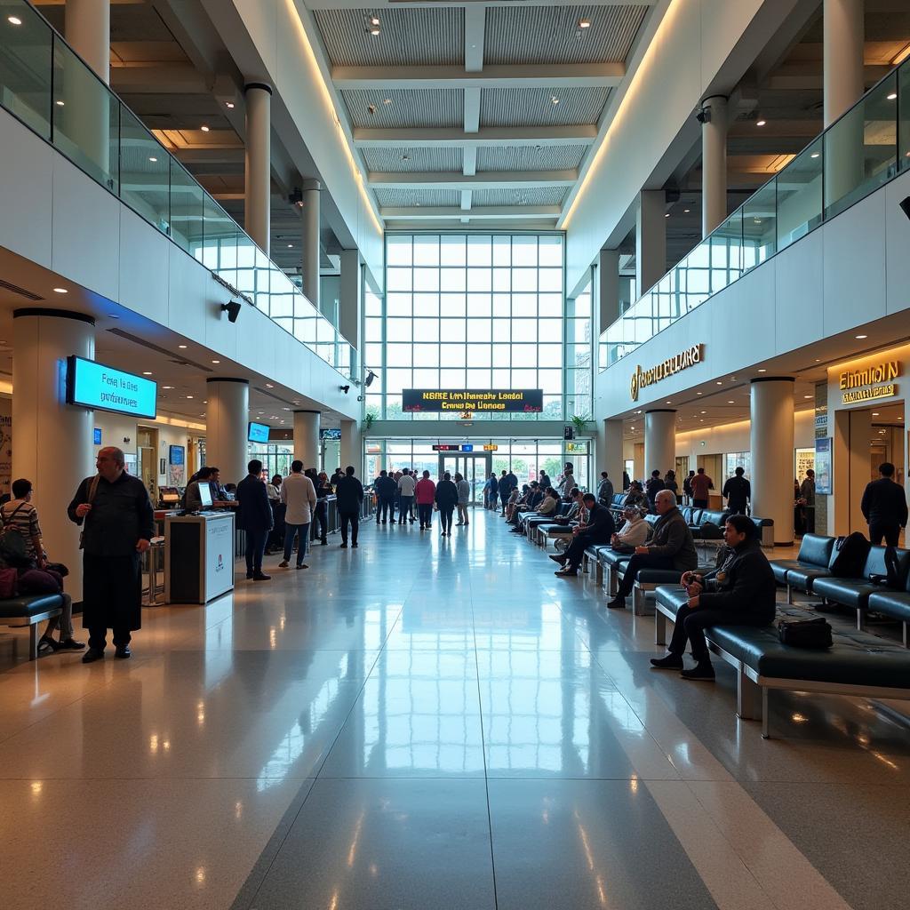 Srinagar Airport Terminal Interior