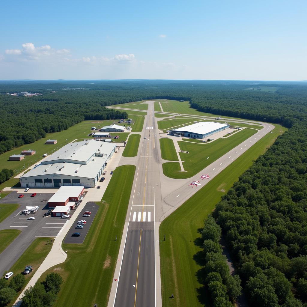 St. Mary's County Regional Airport Aerial View