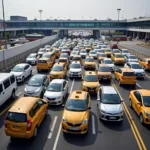 Taxi Stand at Surat Airport