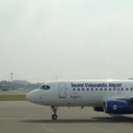 Swami Vivekananda Airport Raipur Aircraft on Tarmac