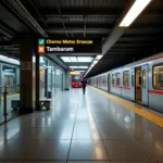 Tambaram Metro Station Platform