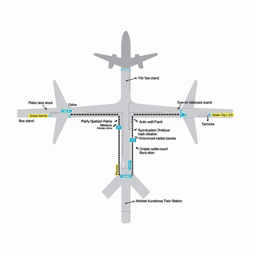 Mumbai Airport Terminal 1 Transport Options Map