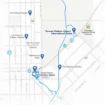 TownePlace Suites Mississauga Airport Corporate Centre Location Map