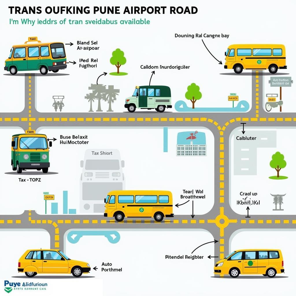 Transportation options near Pune Airport Road