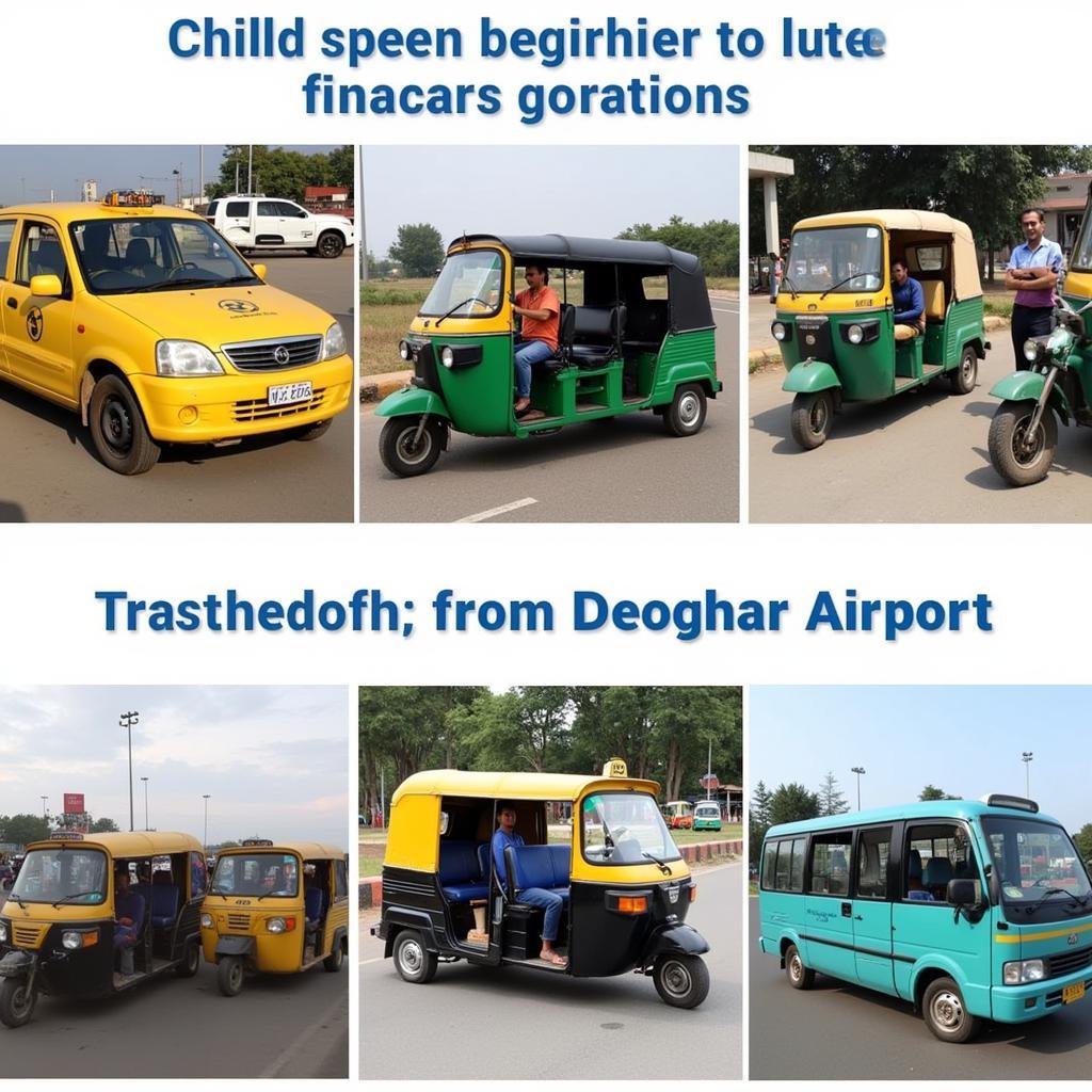 Various Travel Options from Deoghar Airport