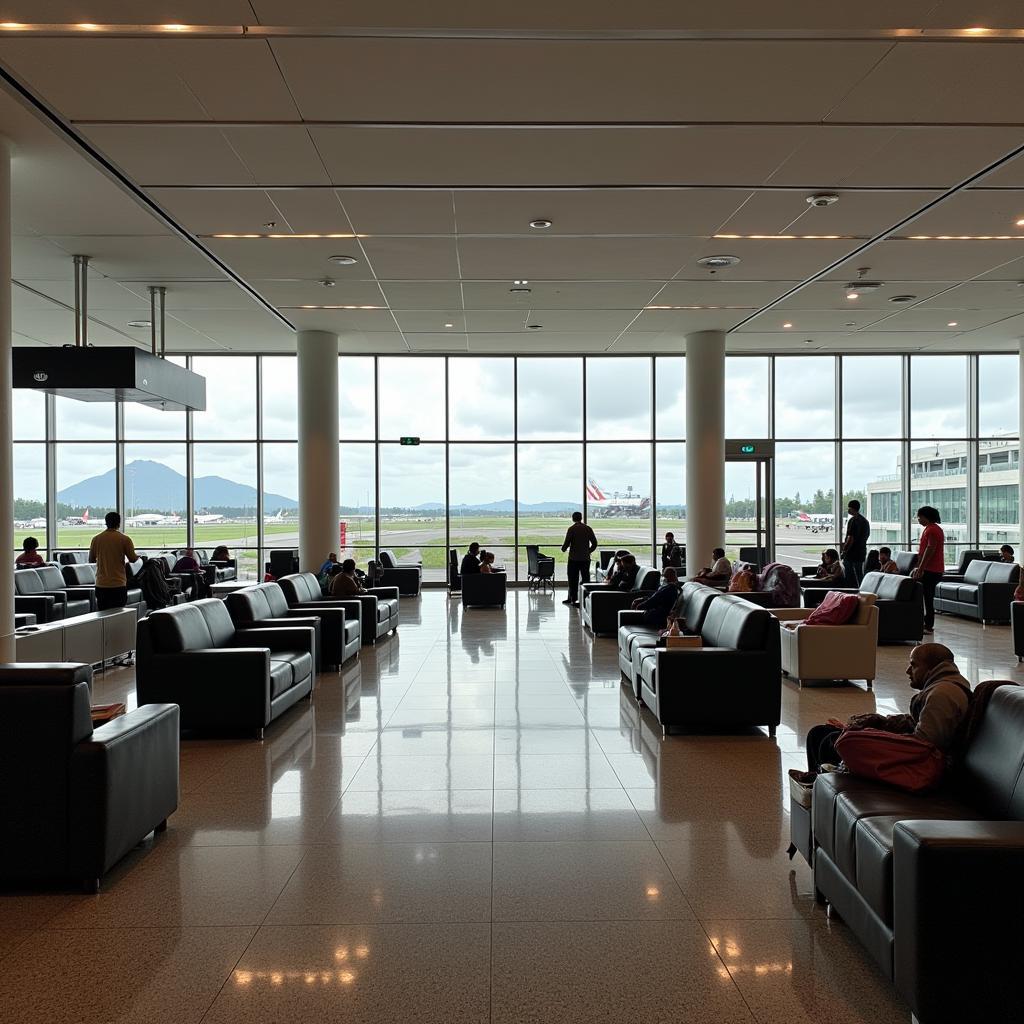 Trivandrum Airport Departure Lounge Interior View