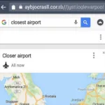 Using Online Tools to Find the Closest Airport