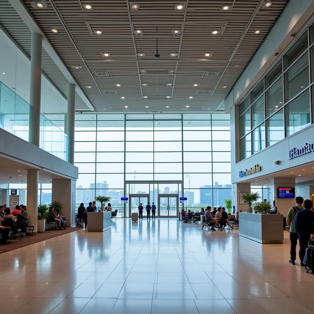 U-Tapao Airport Terminal in Pattaya, Thailand