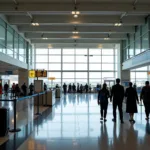 Valencia Airport Terminal Interior