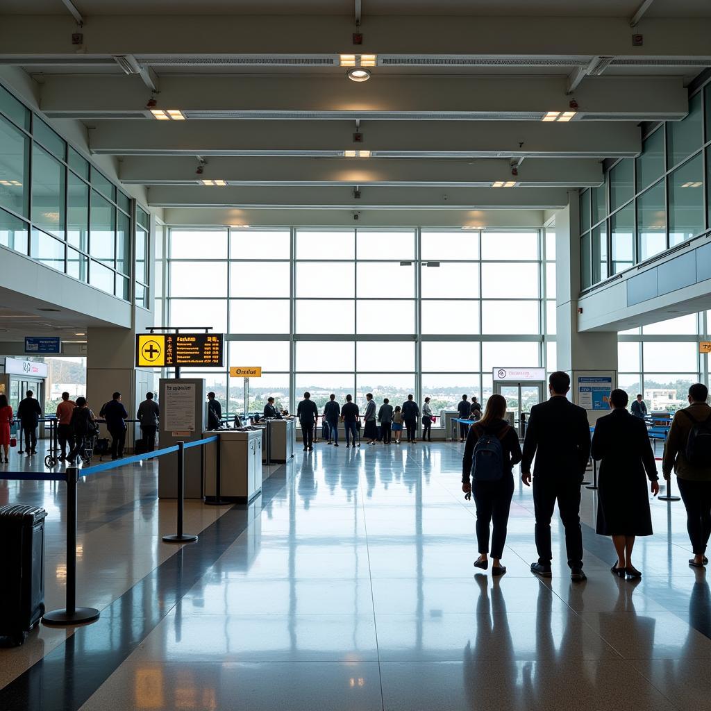 Valencia Airport Terminal Interior