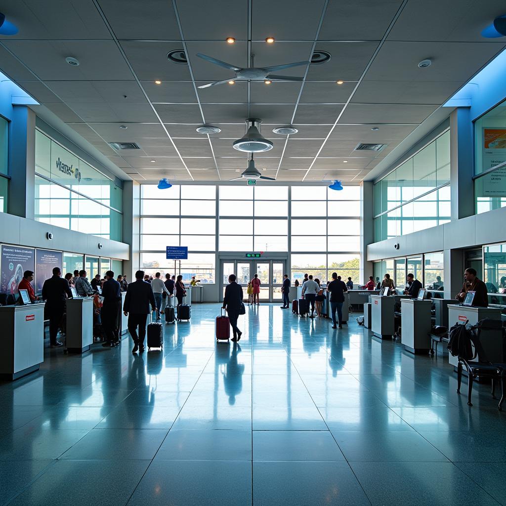 Velana Airport Arrival Hall and Immigration