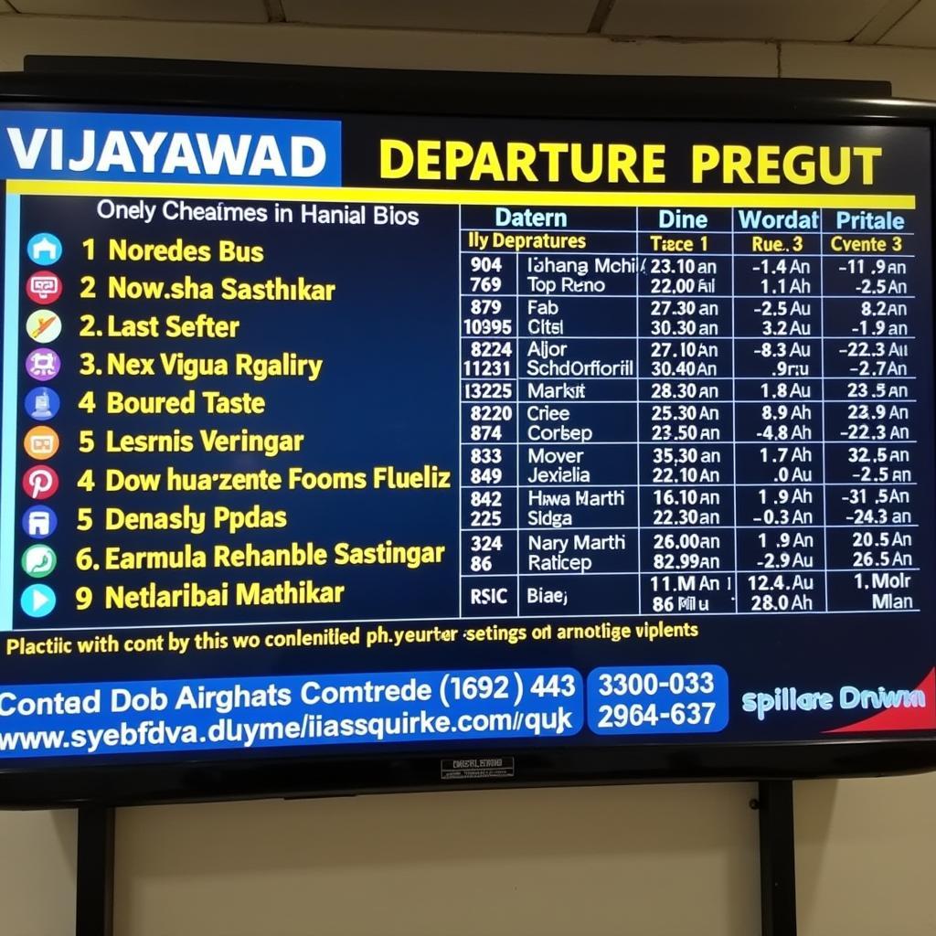 Vijayawada Airport Bus Schedule