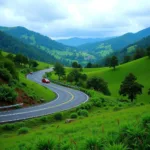 Winding Road Through the Ooty Hills