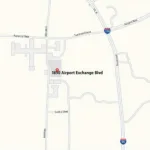 Map of 1850 Airport Exchange Blvd