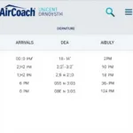 Dublin Airport 703 Aircoach Timetable