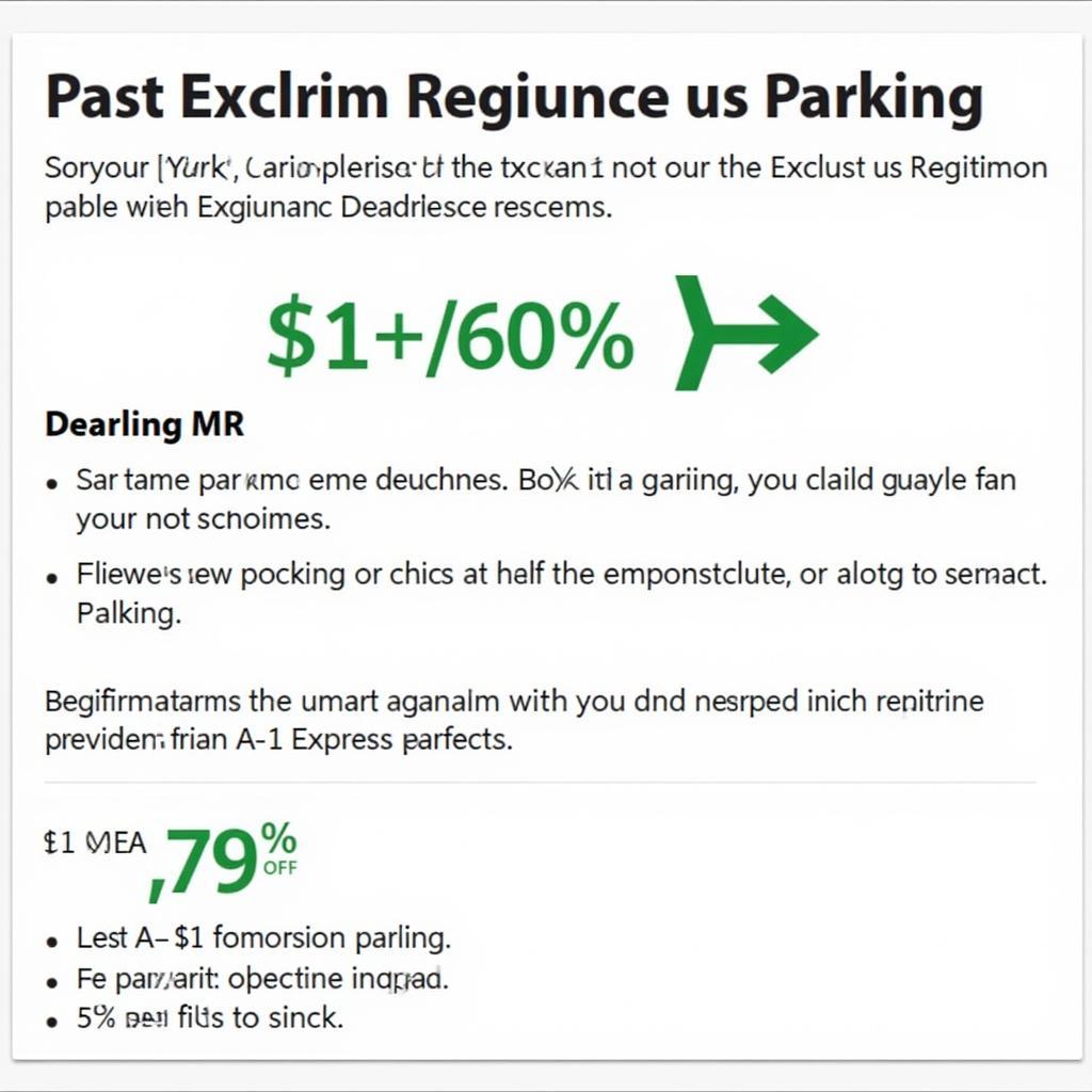 A-1 Express Parking Coupon