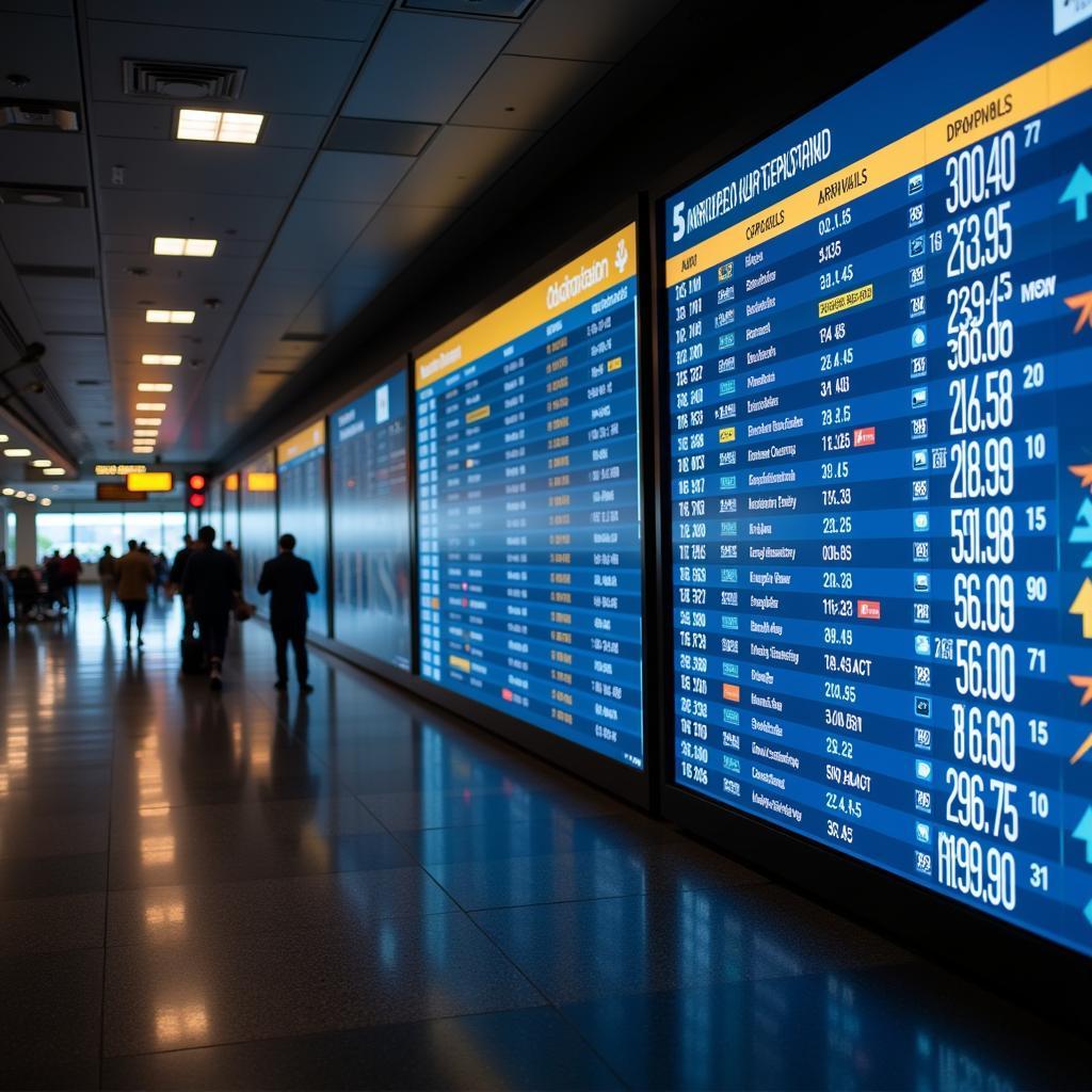 Flight Departures and Arrivals at AAP Airport