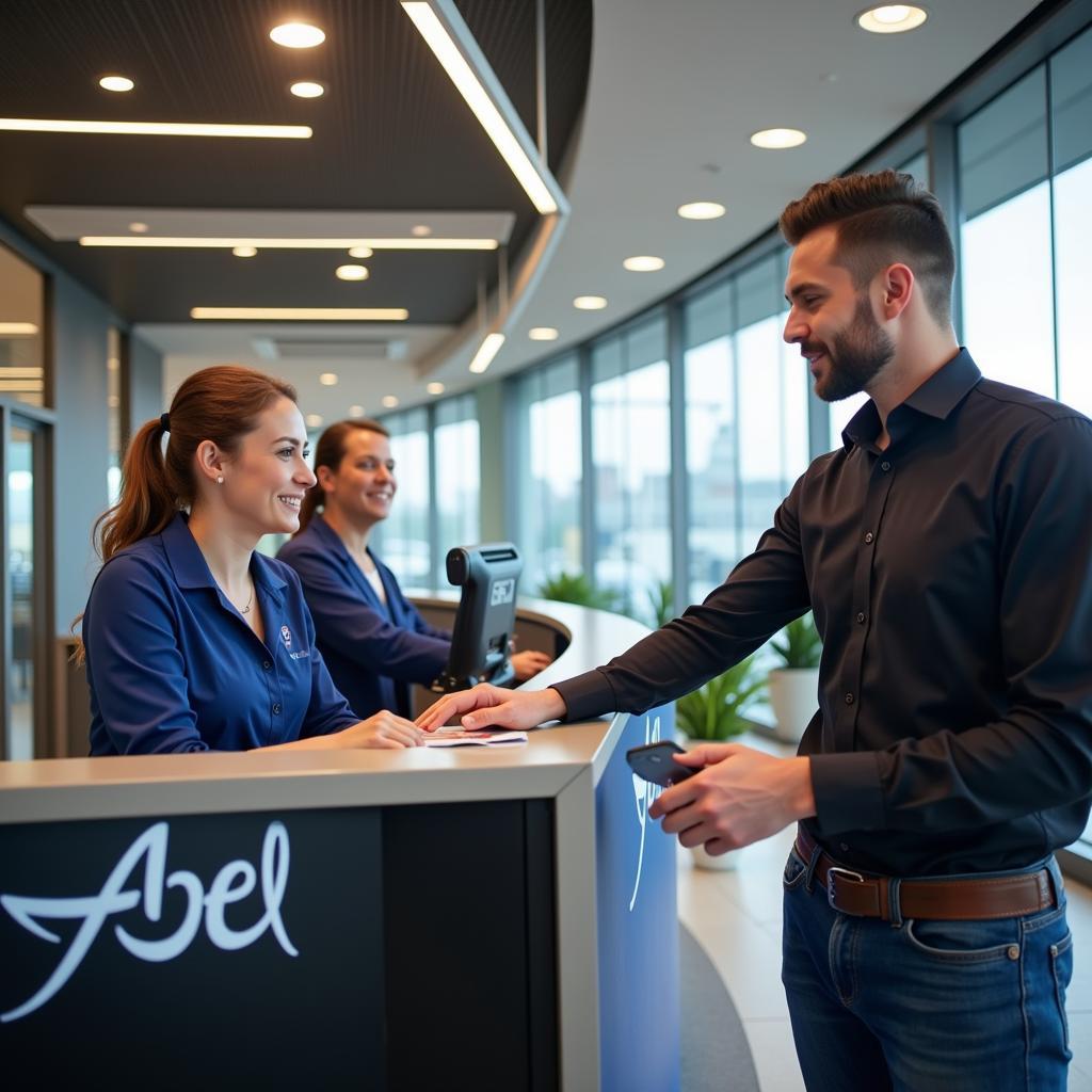 Abel Car Hire Desk at Brisbane Airport