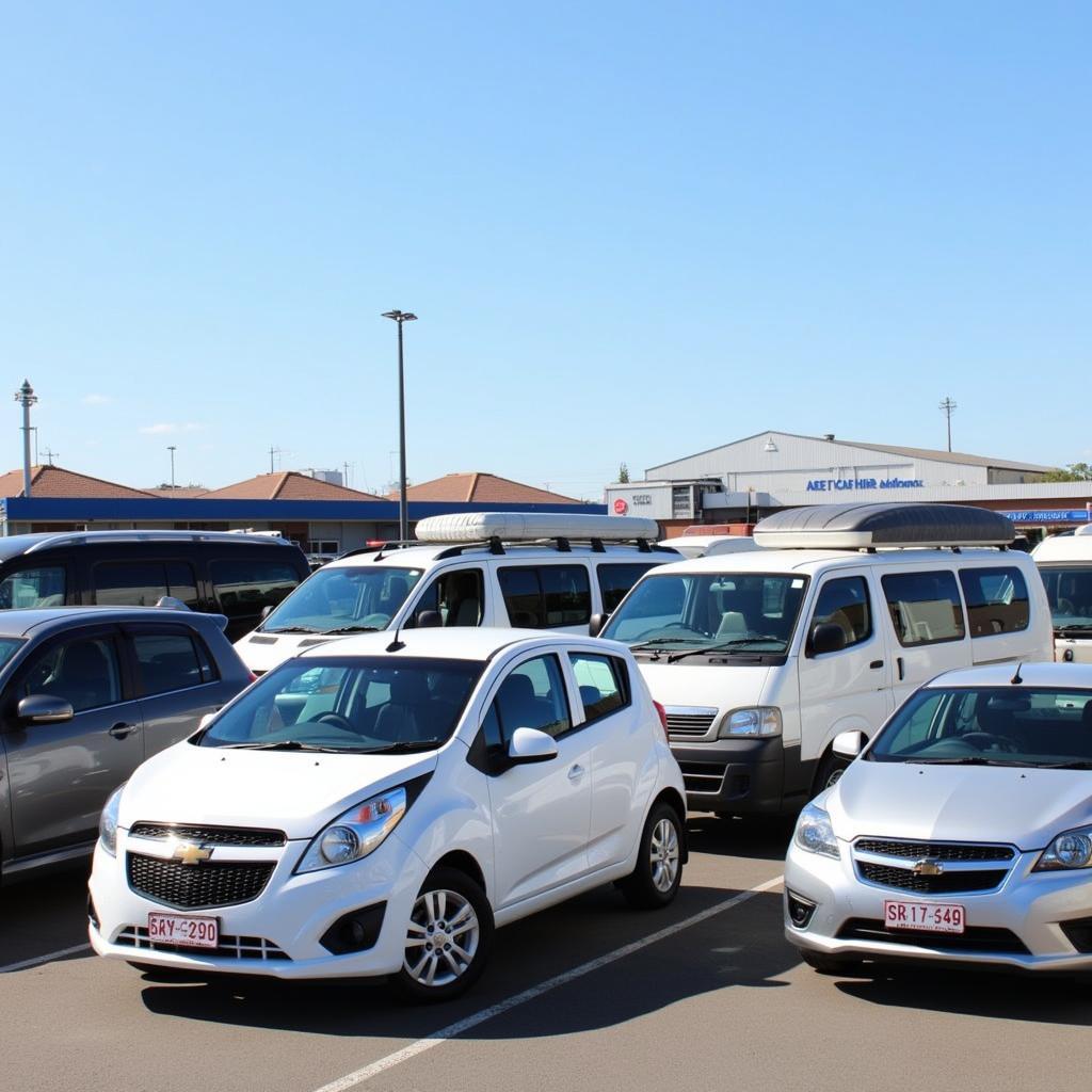 Abel Car Hire Fleet at Brisbane Airport